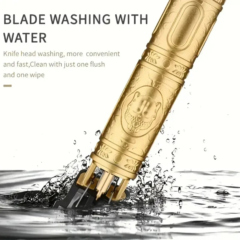 T9 Vintage Haarschneidemaschine Freund Vater Freund Geschenk Tragbare USB wiederaufladbare professionelle Carving Bart Haarschneider Maschine