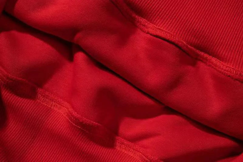 Autumn Winter High Street Oversized Kanye West Hoodie Men Women 1:1 Solid Color Black Brown Red Blue Pullover Streetwear Hooded