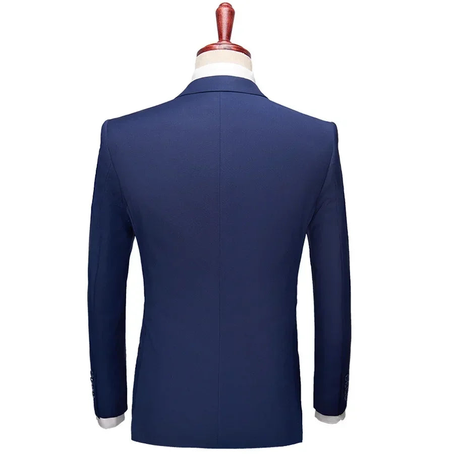 Hochzeitsanzüge für Männer, 3-teiliges Set, elegante Jacken, Weste, Hosen, Blazer, formelles Outfit, modisch, klassisch, komplettes 2024-Kostüm