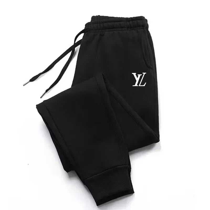 2026 Herren Jogginghose mit Aufdruck Modischer Trend Vielseitige Weiche Hochwertige Streetwear Hose mit Elastischem Bund Freizeithose S-3XL