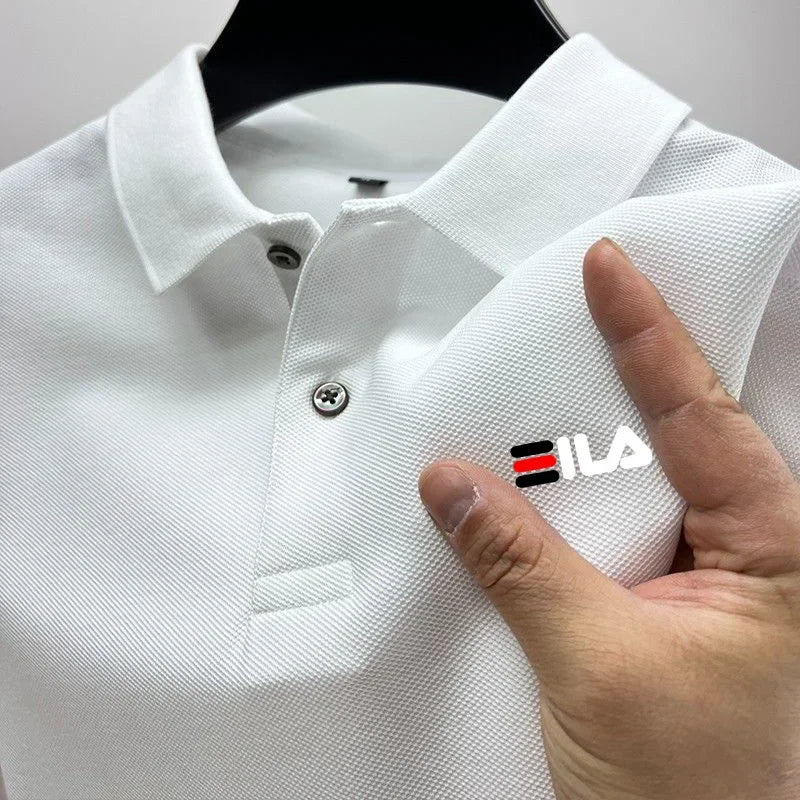 2023 Sommer Neues Herren-Poloshirt mit Revers, bestickt und Anti-Pilling-Poloshirt, kurzärmelig, lässig, heißer Verkauf
