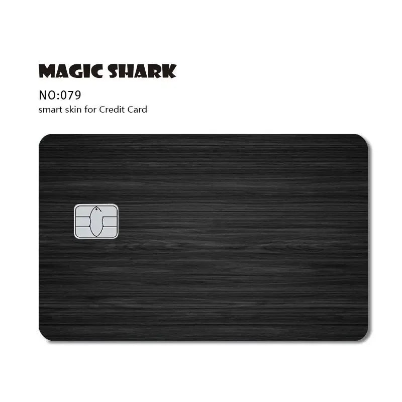 Magic Shark Bat Skull Graffiti Tiger PVC Soft Sticker Film Skin Cover für Debit Credit Card Waterproof
