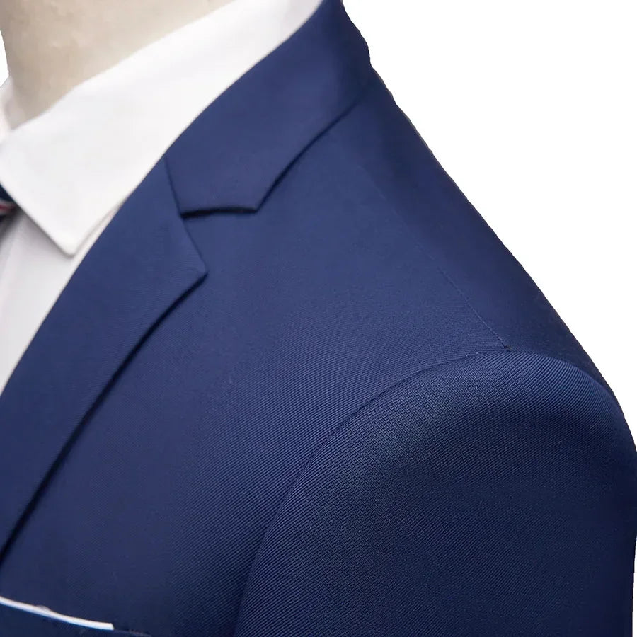 Hochzeitsanzüge für Männer, 3-teiliges Set, elegante Jacken, Weste, Hosen, Blazer, formelles Outfit, modisch, klassisch, komplettes 2024-Kostüm