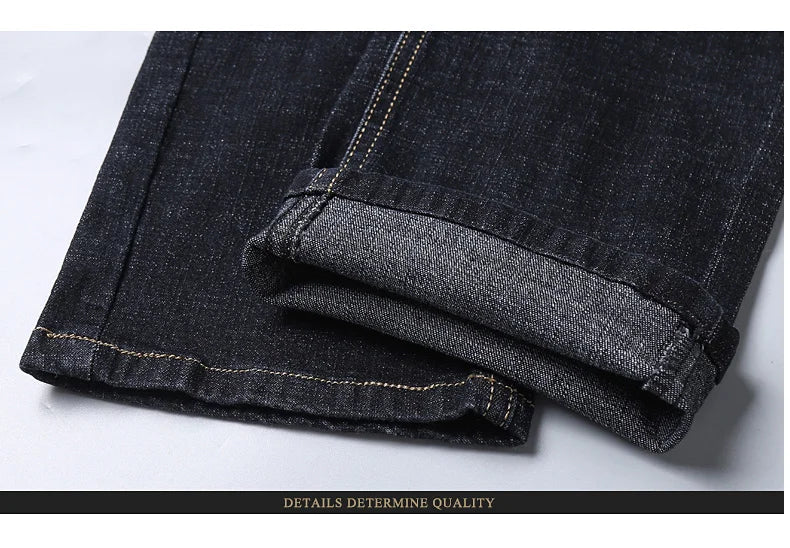 Neue Männer Klassische Jeans Jean Homme Pantalones Hombre Männer Mannen Weiche Schwarz Biker Masculino Denim Overalls Herren Hosen Größe 32-38