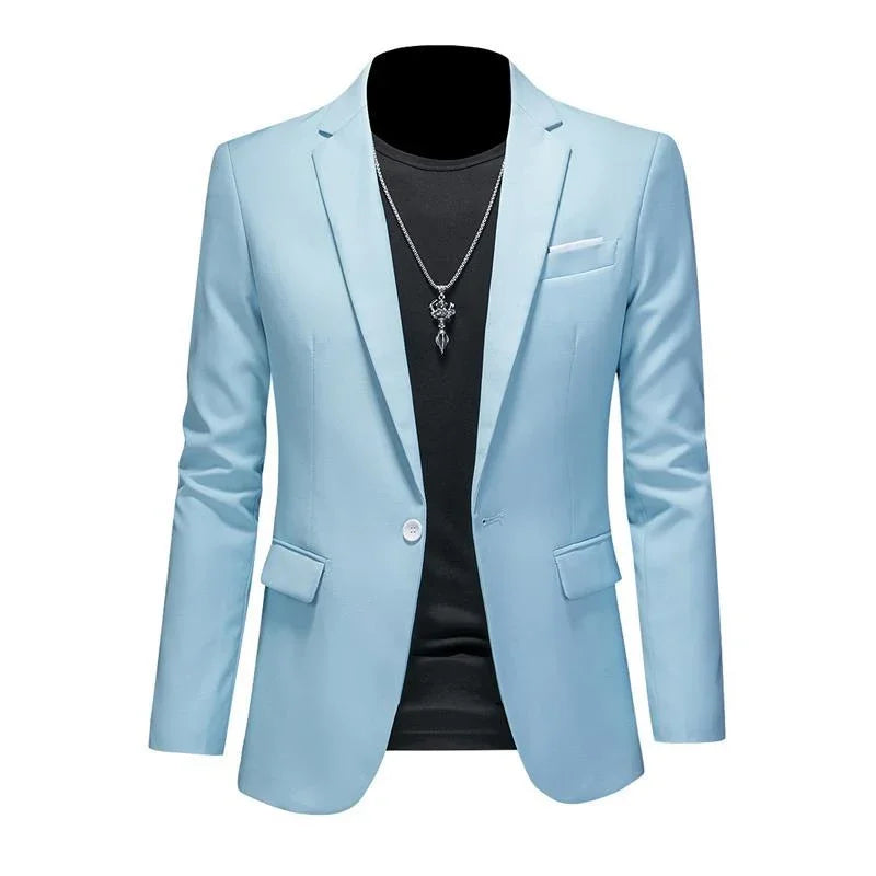 Boutique Mode Einfarbig High-end-Marke Casual Business herren Blazer Bräutigam Hochzeit Kleid Blazer für Männer Anzug Tops jacke Mantel
