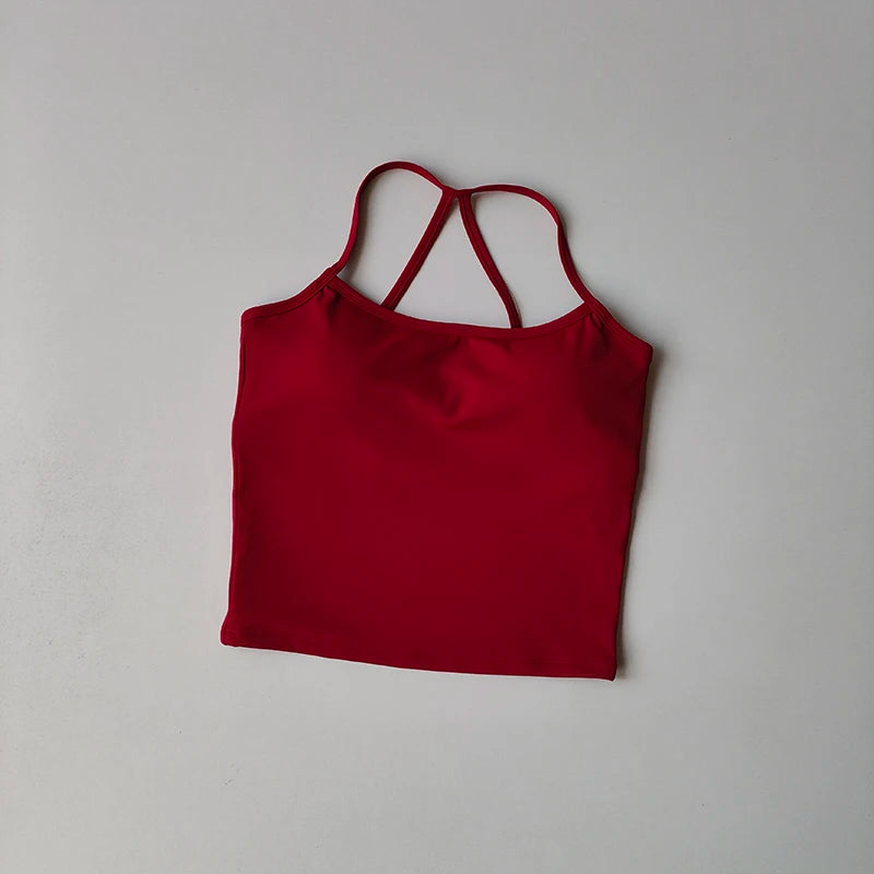 Yoga Gym Set Neckholder Top Set Yoga Hohe Taille Shorts Set Rückenfreie Strumpfhosen BH Weste Nahtlose Stretch Gerippte Gesäß Lift Shorts Set