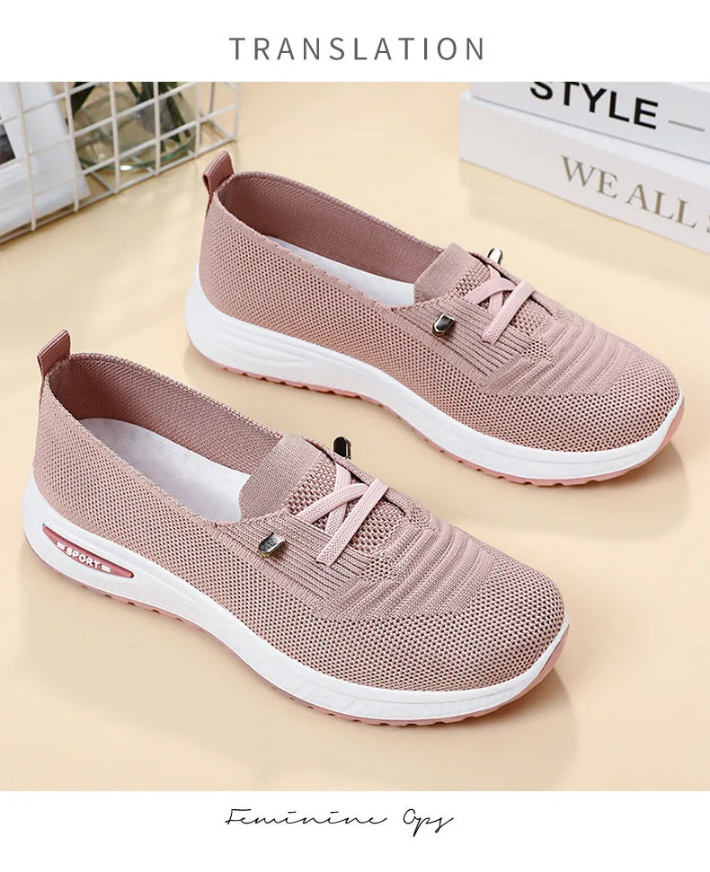 Sommer Damenschuhe Neue Mode Freizeitschuhe Atmungsaktive bequeme Sportschuhe Damenschuhe