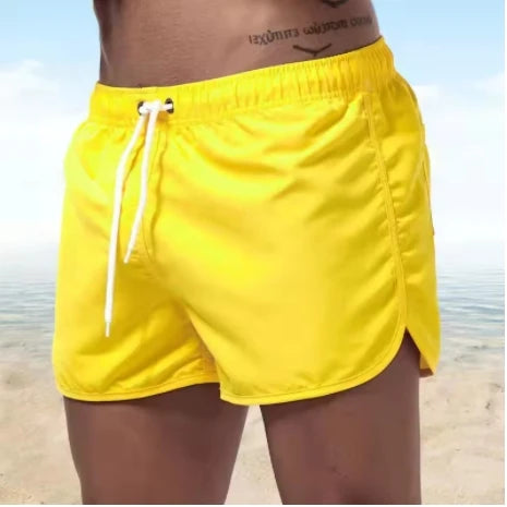 Neue schnell trocknende Strandshorts für Herren, Fitness-Shorts, Sommer-Badebekleidung, Freizeitsport, Herren-Schwimmbrett, Flut, Strand