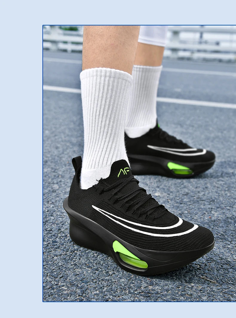 Luftpolster-Laufschuhe, Marathon-Spezialität, Herren, Sport, atmungsaktiv, leicht, Damen, bequem, sportlich, rutschfest