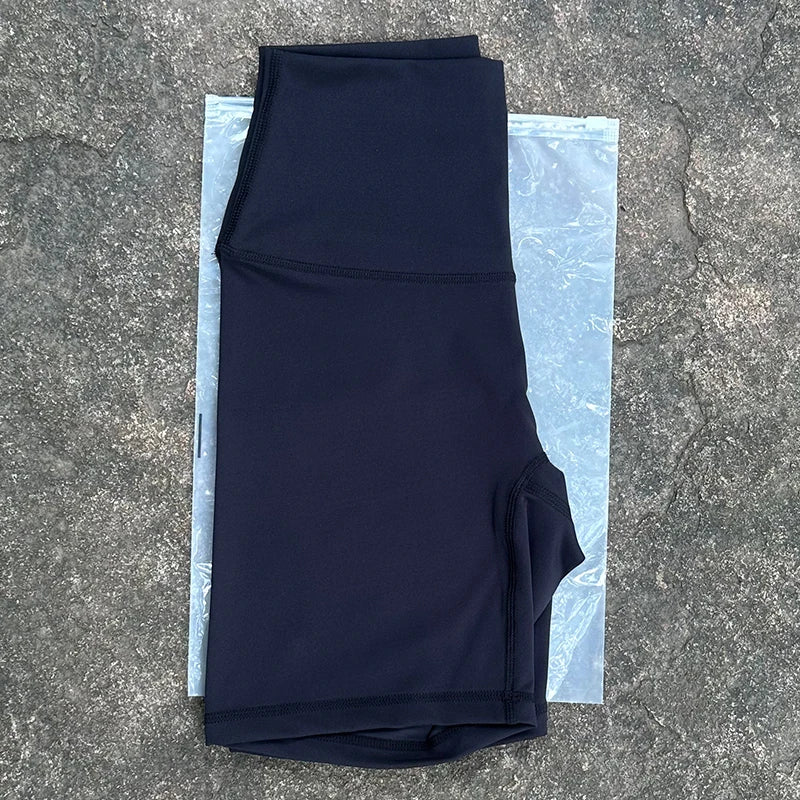 Frauen Sport Biker Shorts Frauen Nackt Gefühl Hohe Taille Yoga Shorts Push-Up Fitness Leggings Bauch-steuer Yoga Dünne Shorts