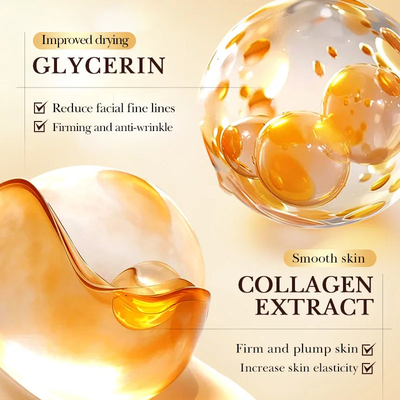 SADOER 24K Golden Collagen Serum für das Gesicht, feuchtigkeitsspendend, Anti-Falten, feuchtigkeitsspendend, Anti-Aging, Gesichtsessenz, Hautpflegeprodukte