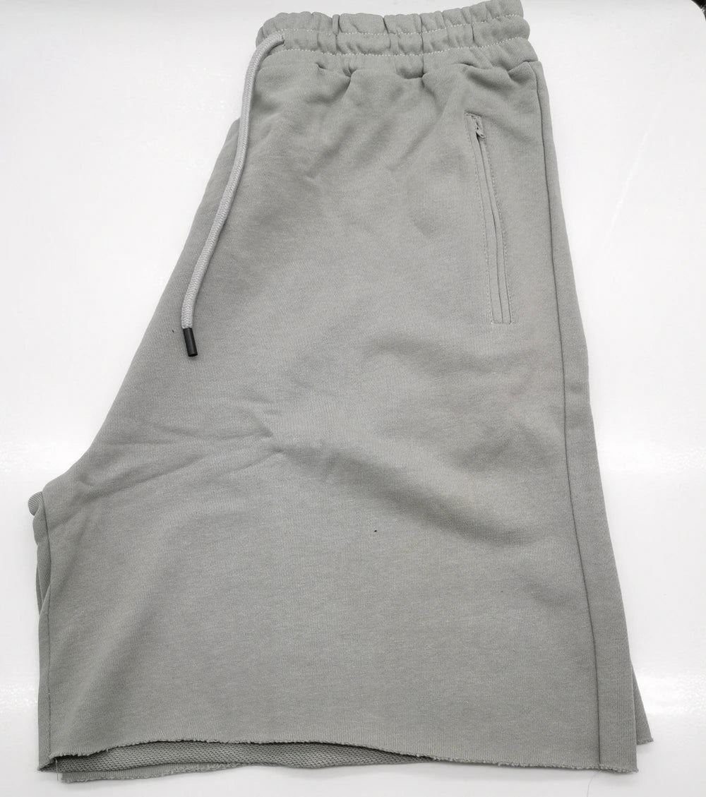 Herren dicke Baumwolle sportliche Laufs horts heben Bodybuilding Jogging hose Fitness kurze Jogger Gym schwarz Kanye Grey West Shorts