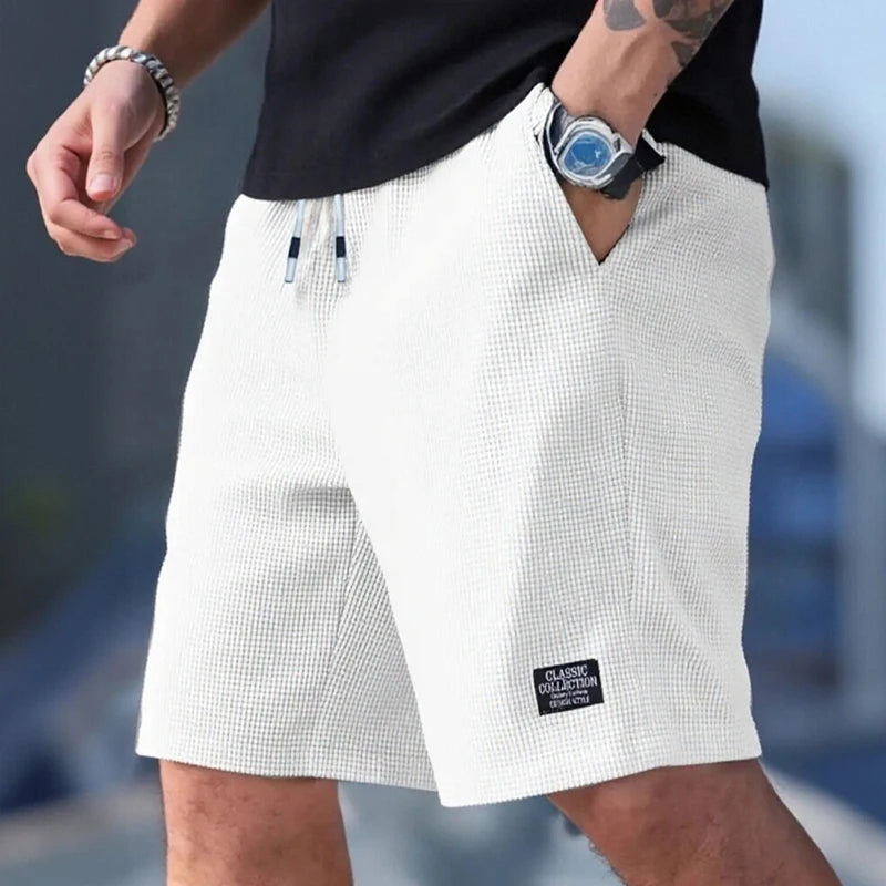 Herren-Shorts, Freizeithosen für Herren, Strandshorts für Herren, Sport-Shorts für Herren, neuer modischer strukturierter Stoff, atmungsaktive Hosen, geeignet für tägliche Freizeitkleidung und Sport