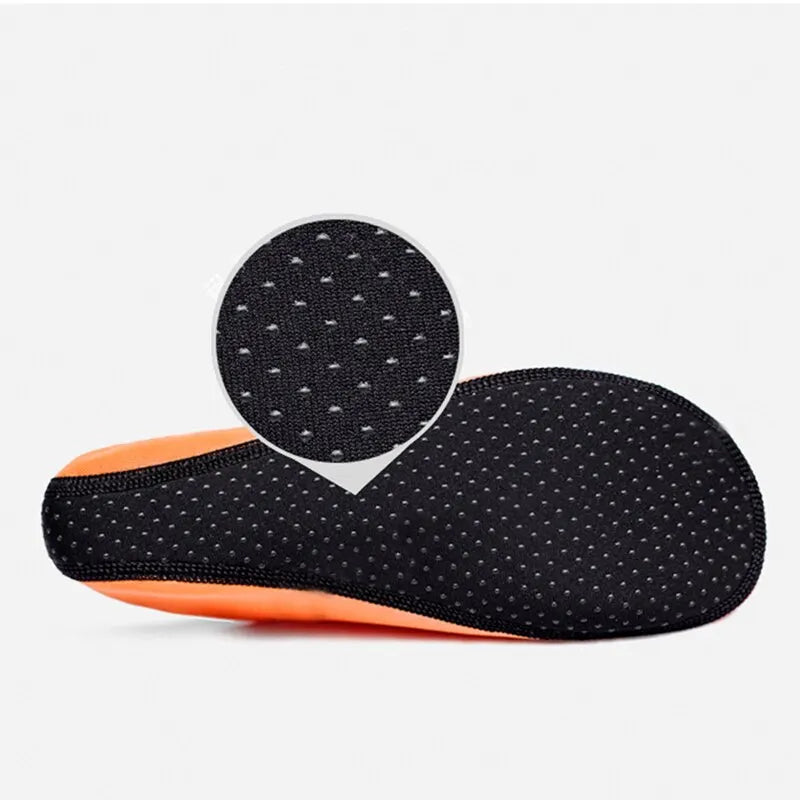 One Pair Quick Dry Water Socks Unisex Multiple Colors Comfy Non Slip Water Shoes Anti Slip Swimming Beach Shoes