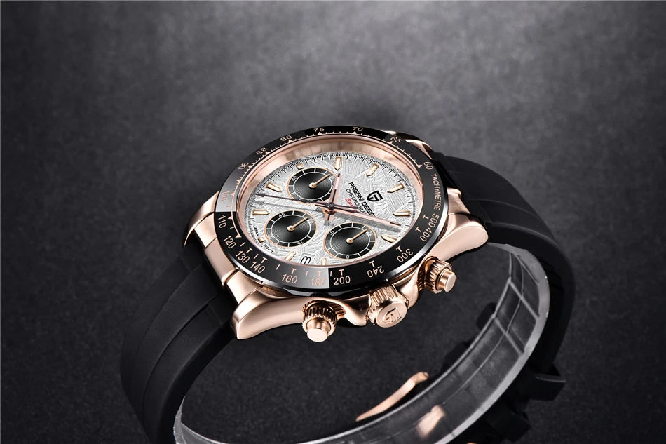 40mm Neue V2 PAGANI DESIGN männer Quarz Uhren Sapphire Retro Chronograph Edelstahl Wasserdichte Uhr Männer Relogio Masculino