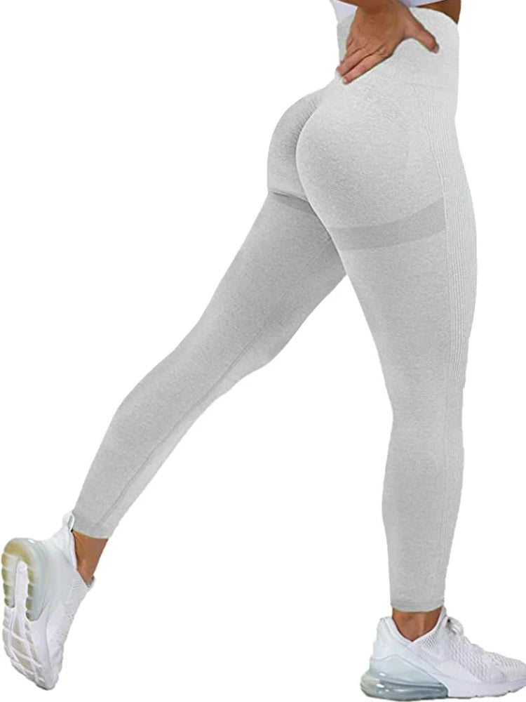 Frauen Nahtlose Workout Leggings Hohe Taille Push-Up-Leggings Damen Sexy Gym Legging Mode Schwarz Sport Leggings