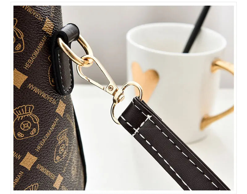 Neue Umhängetasche Damen Tasche Tote Luxus Designer Handtasche Damen Handtaschen Leder Bedrucktes Monogramm Einzelschulter Straddle Bag
