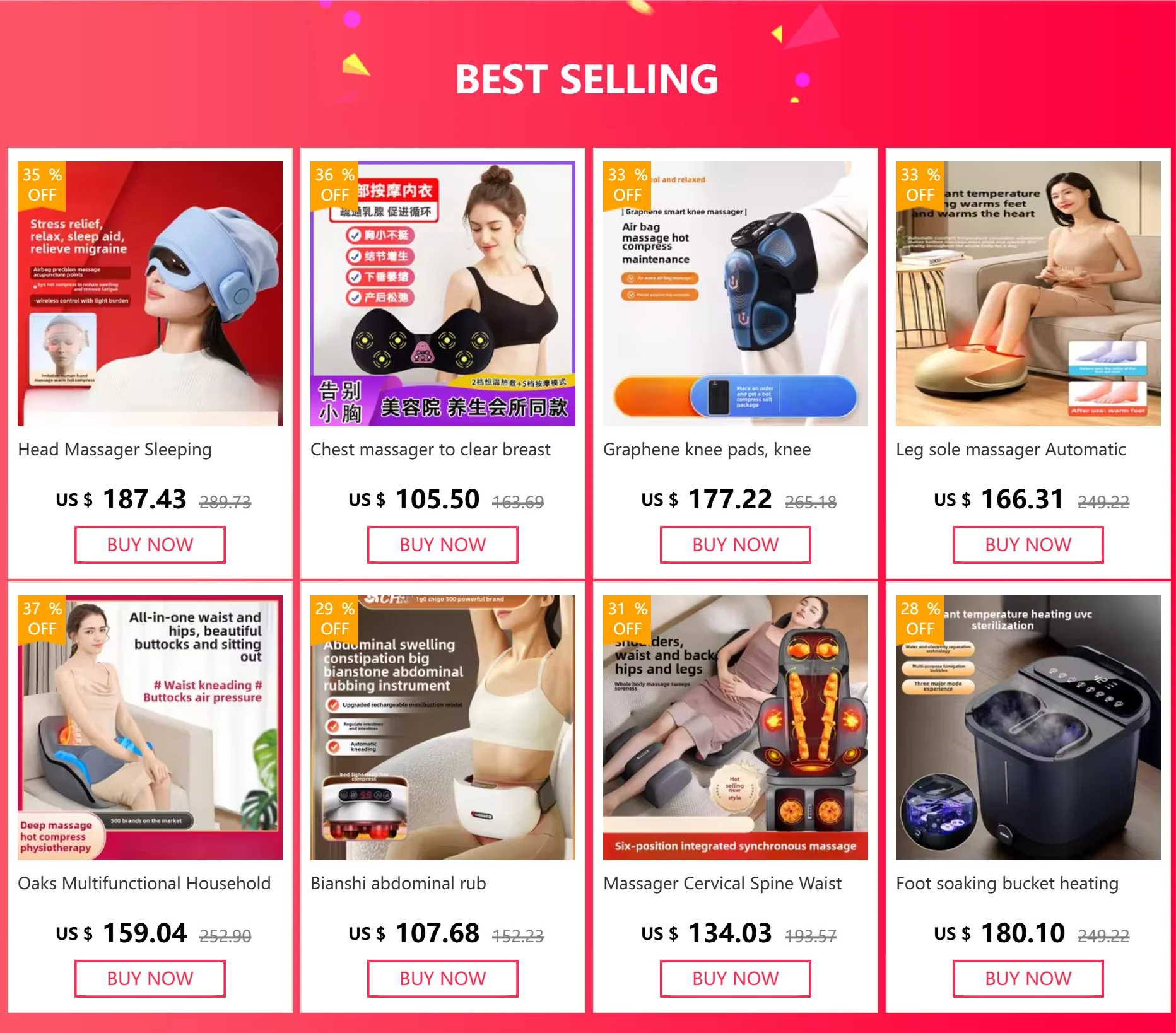 Massager Automatic kneading full body Shoulder Cervical Spine Waist Back Cushion Home Massager