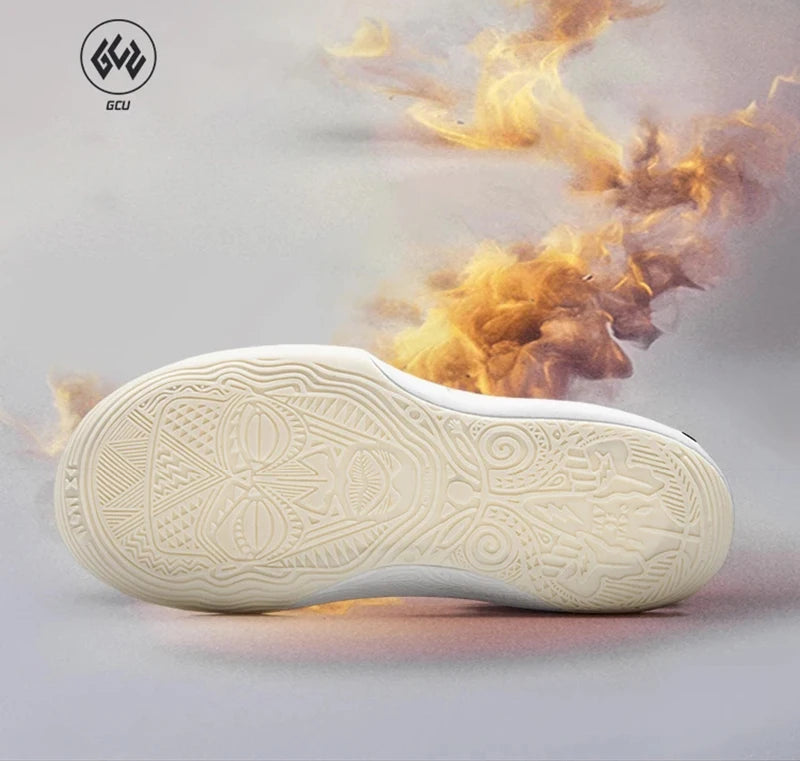 Li-Ning Herren WAY OF WADE 11 WHITE HOT Professionelle Basketballschuhe mit Carbonplatte und Dämpfung, Indoor-Sneaker ABAU049