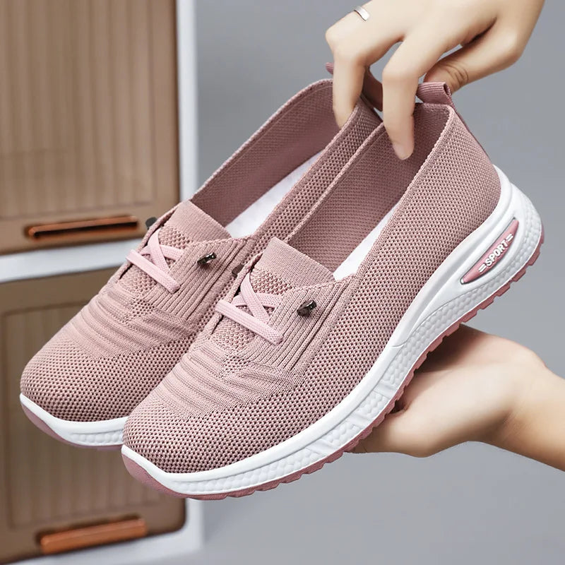 Sommer Damenschuhe Neue Mode Freizeitschuhe Atmungsaktive bequeme Sportschuhe Damenschuhe