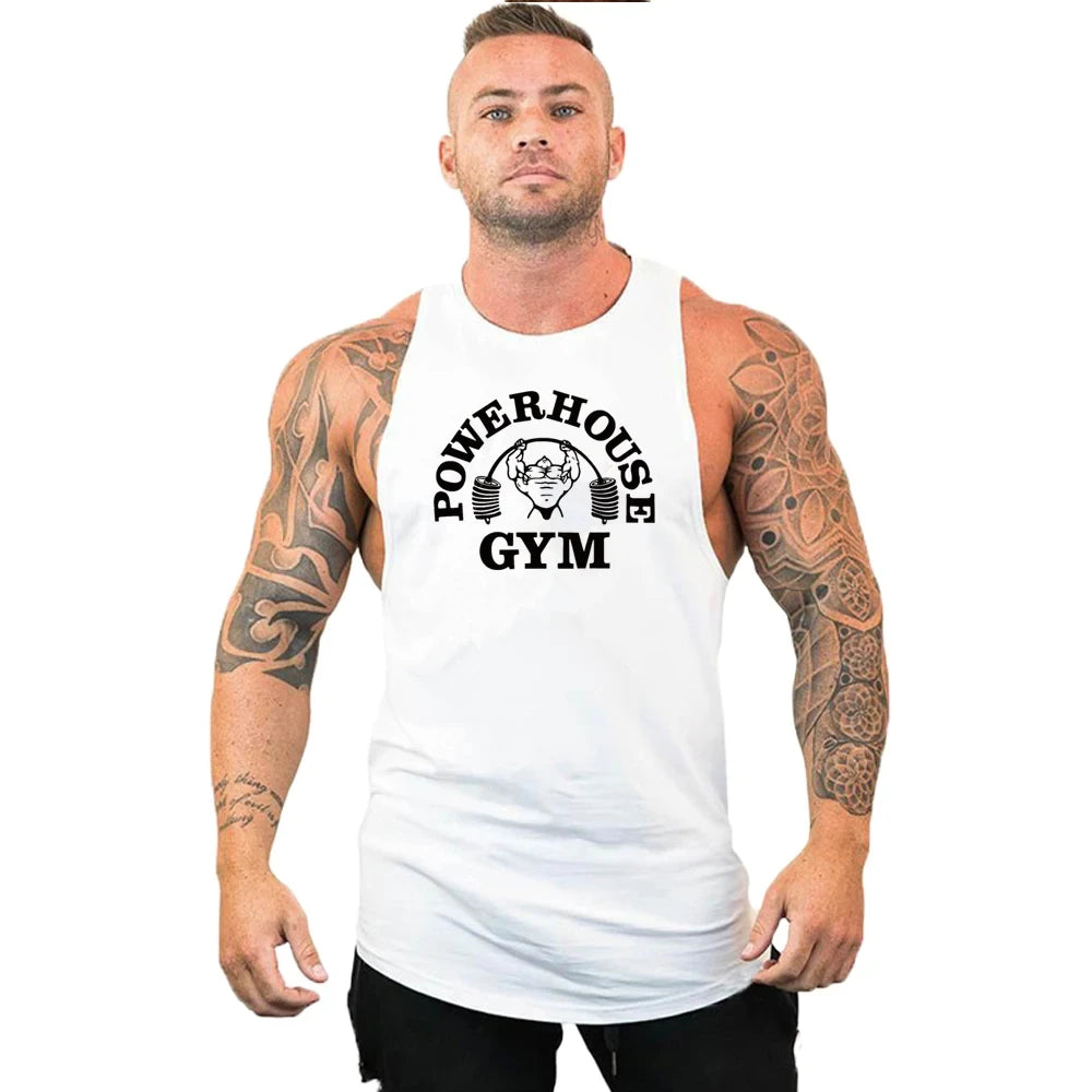 Gym Top Männer Hemd Mann Fitness männer Kleidung Weste Singuletts T-shirts Kleidung Bodybuilding Stringer Westen Muskeln Singulett Tops