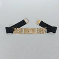 Golden Letter Waist Corset Belts Fashion Women's Metal Waistband Female Luxury Brands Designer Ladies Elastic Belt For Dress