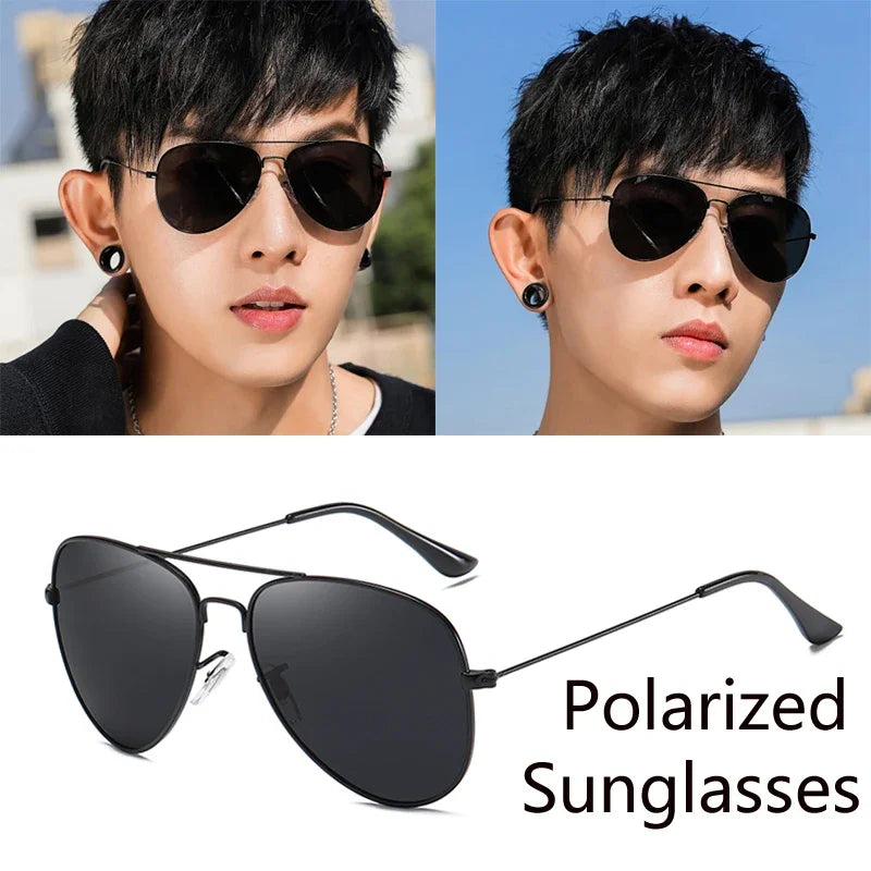 Luxus Herren polarisierte Sonnenbrille Marke Designer Quadrat Frauen Männer Vintage Fahren Fahrrad Brille UV400 männliche Brillen Sonnenbrille