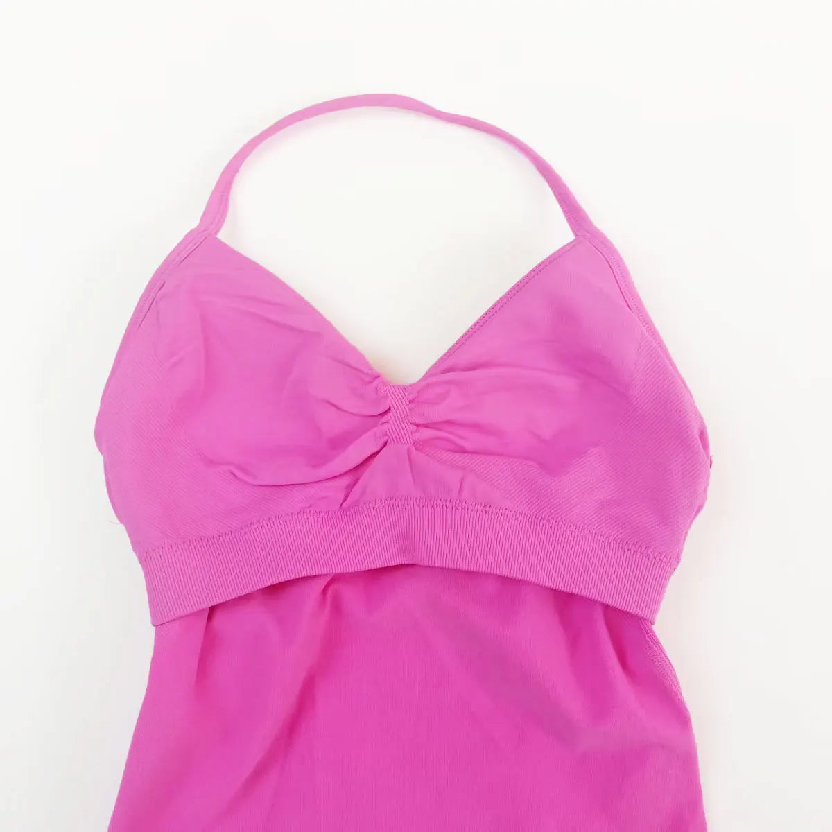 NCLAGEN Impact Longline Riemchen-Top, Sport-Yoga-Weste, Damen-Fitness-Tanktop, Fitnessstudio, schöner BH mit offenem Rücken, Lauftraining, Neckholder