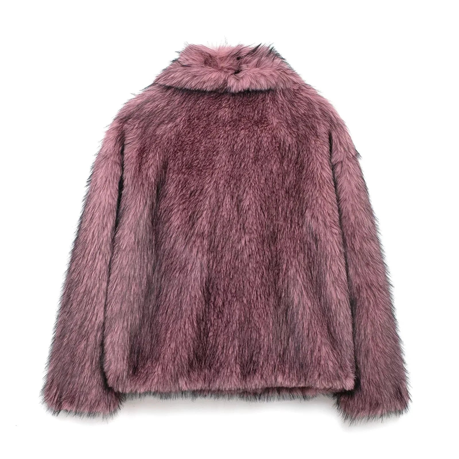 KONDALA 2025, Herbst und Winter, lässig, Kunstpelz, braun, für Damen, warme Jacken, Streetwear, Umlegekragen, Weihnachten, übergroße, elegante Mäntel