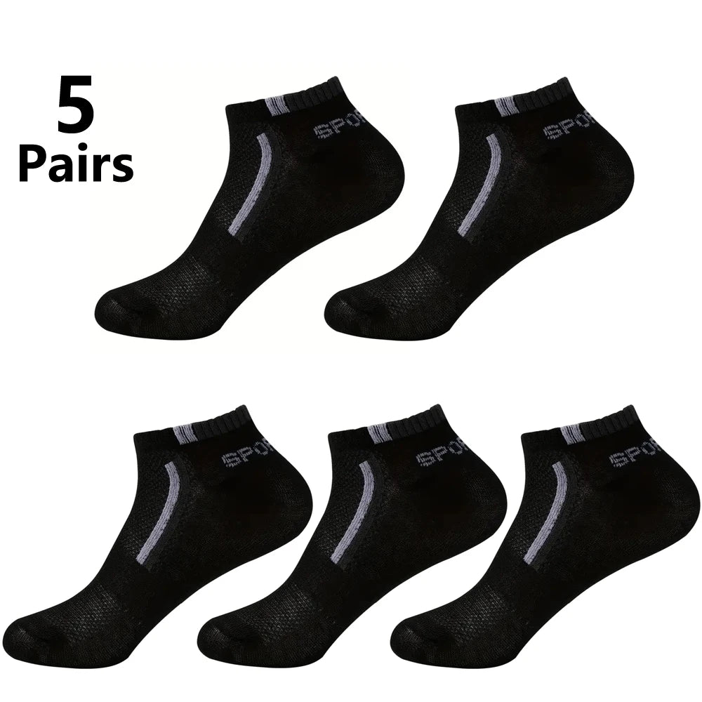 30Pairs Männer Socken Mesh Atmungsaktive Kurze Casual Socken Farbe-block Sport Socke Sport Socken Absorbieren Schweiß Knöchel