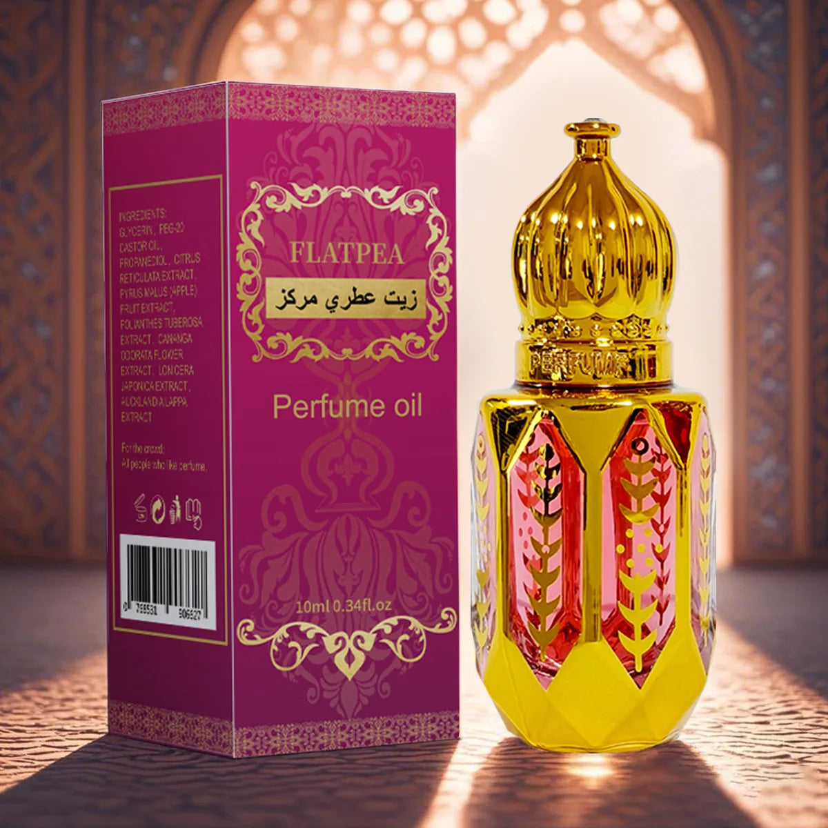 10 ml arabisches Parfüm für den Nahen Osten, dickes Duftöl, der Körpergeruch abdeckt, Eau de Parfum, langlebig, tragbar, Dropper-Parfums