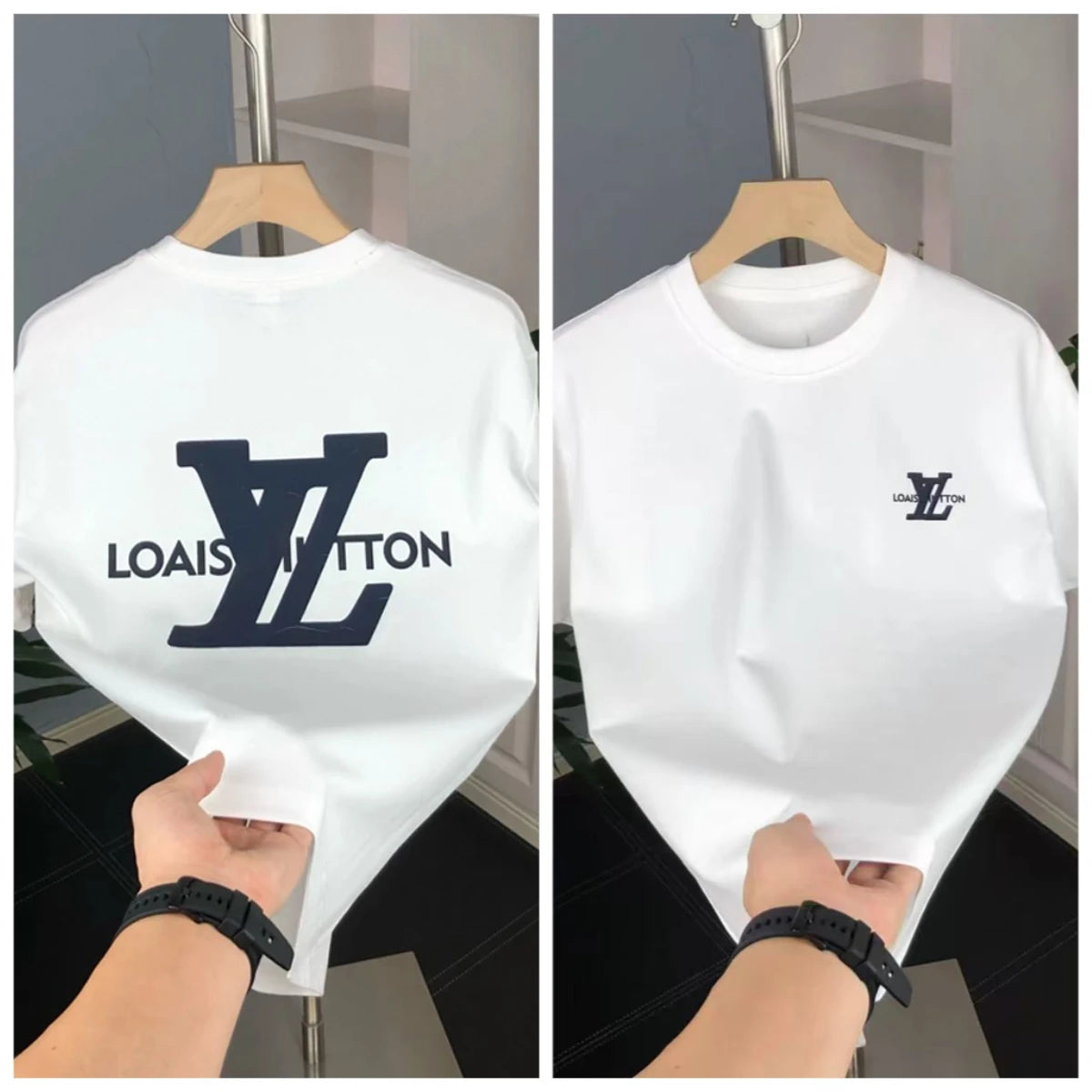 2026 Trend Herbst und Winter bedruckte Luxusmarken-Baumwoll-T-Shirts mit kurzen Ärmeln für Herren und Damen