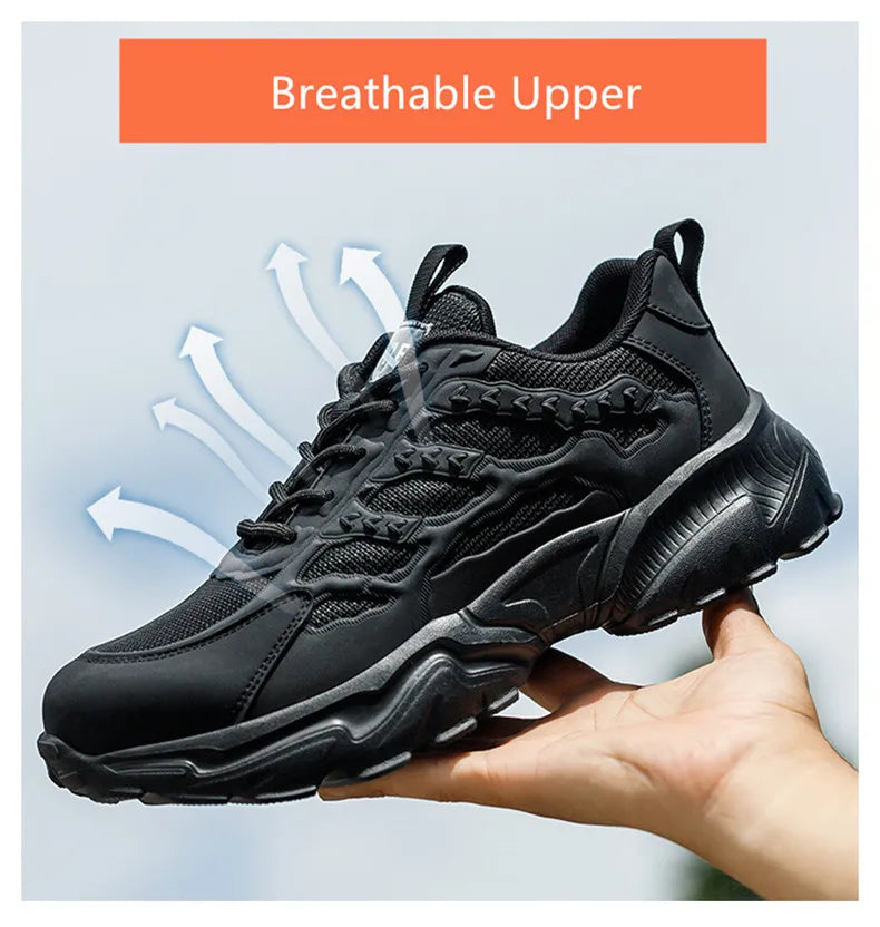 white work shoes lightweight comfortable safety shoes man women work shoes with a steel toe puncture proof safety work sneakers