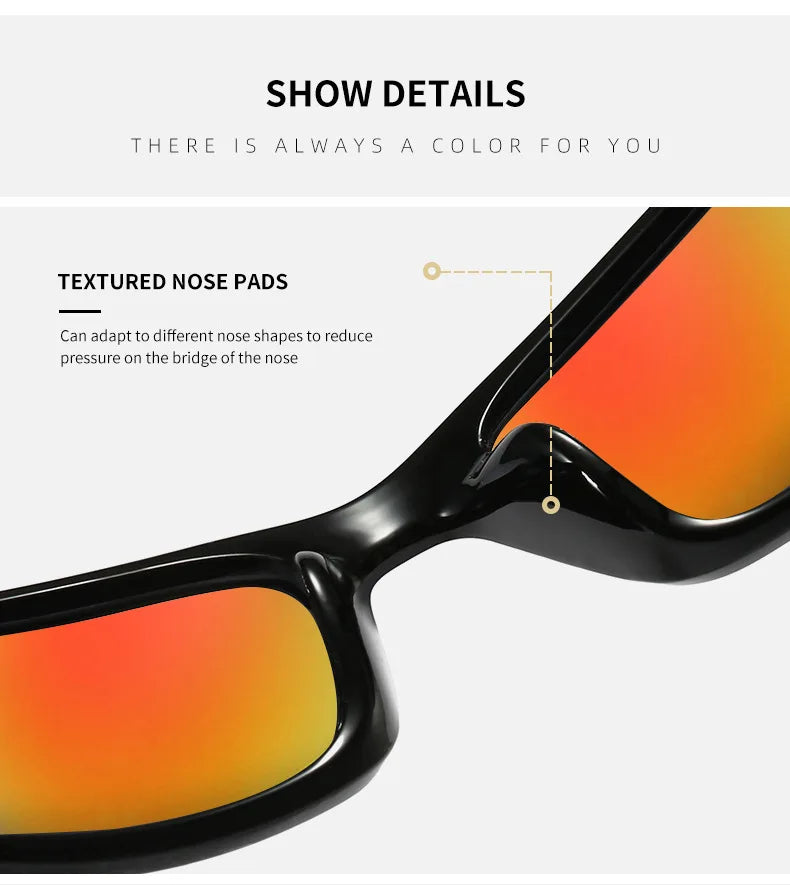 2023 New Fashion Polarized Sunglasses Color Changing Men Outdoor Sports Cycling Eyewear Road Mountain Bike Cycling Glasses