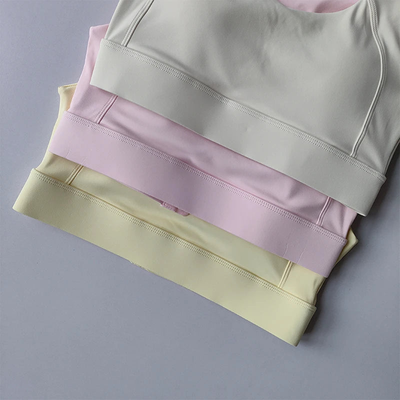 Beautiful Back Sports Underwear Shock-proof Running Anti-sagging Yoga Bra High-intensity Training Top Fitness Clothing Vest