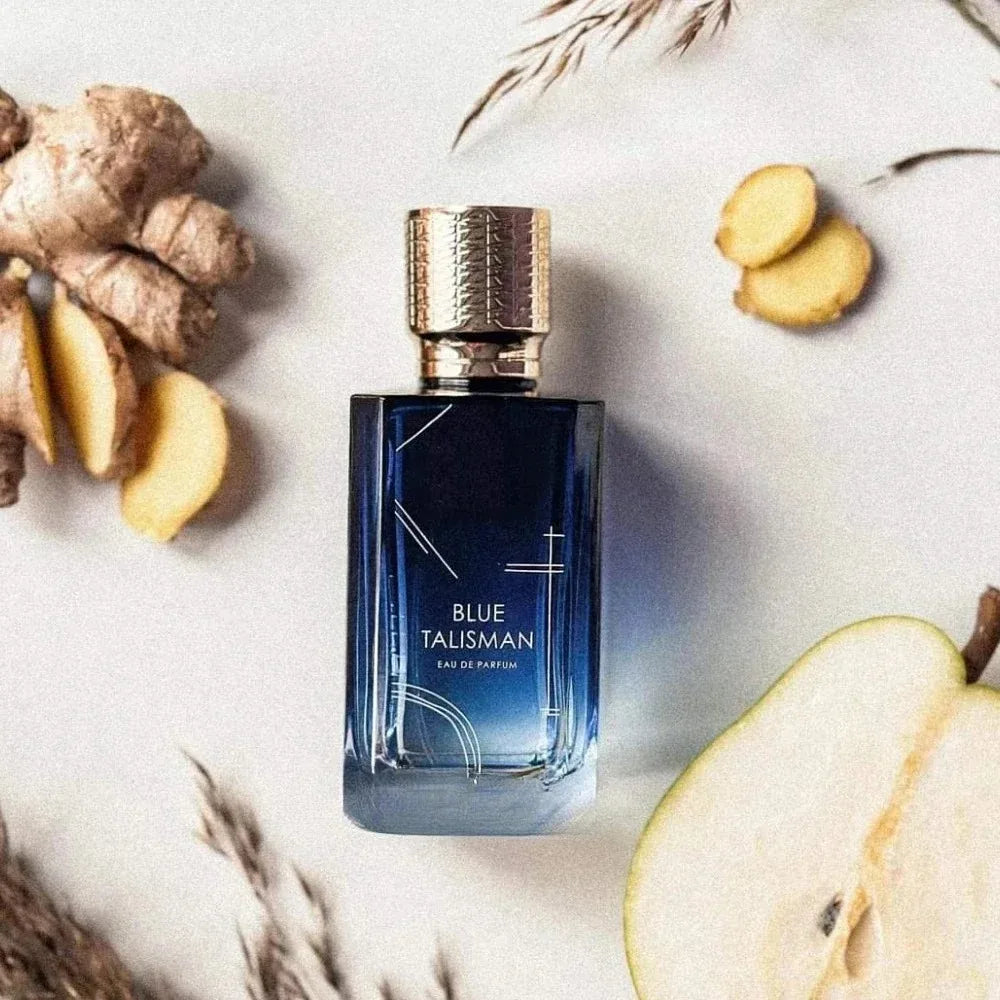 100 ml Luxusmarke „Enchantment of Blue“, schützender Talisman-Blume, Unisex, langlebig, holzig, floraler Pheromon-Köln-Duft