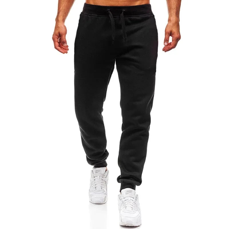 Herbst Winter männer Jogger Kordelzug Casual Hosen Fleece Jogginghose Training Laufen Gym Fitness Sport Hosen WK007
