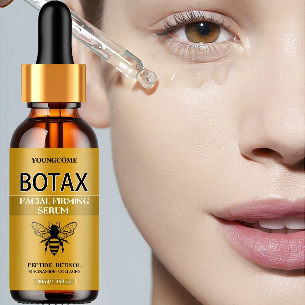 Bee Venom Gesichtsserum, Gesichtsessenz, Faltenreduzierung, Hautstraffung, natürlicher Kollagen-Booster, Hyaluronsäure-Essenz, 40/60 ml