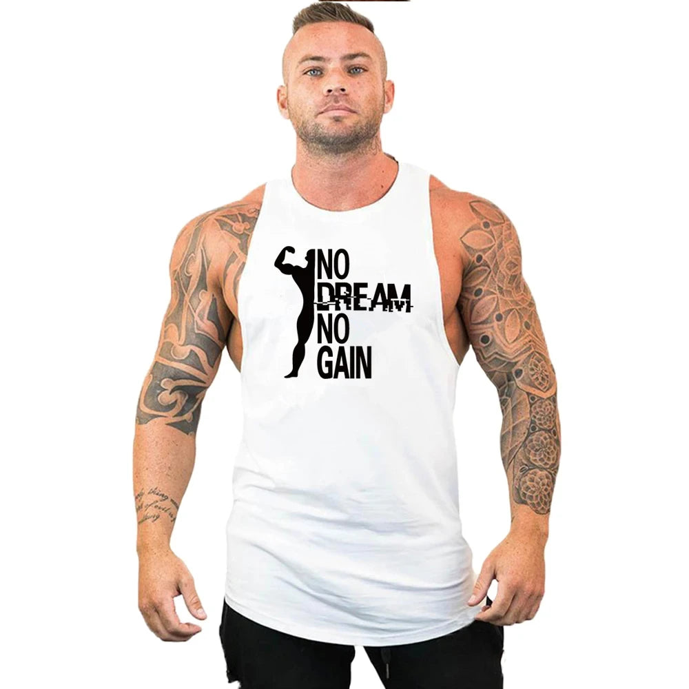 Gym Top Männer Hemd Mann Fitness männer Kleidung Weste Singuletts T-shirts Kleidung Bodybuilding Stringer Westen Muskeln Singulett Tops