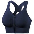 CZGUKE Running Fitness Sports Bra Front Zipper Women's Underwear Shockp roof Top Bra Breathable Seamless Yoga Bra