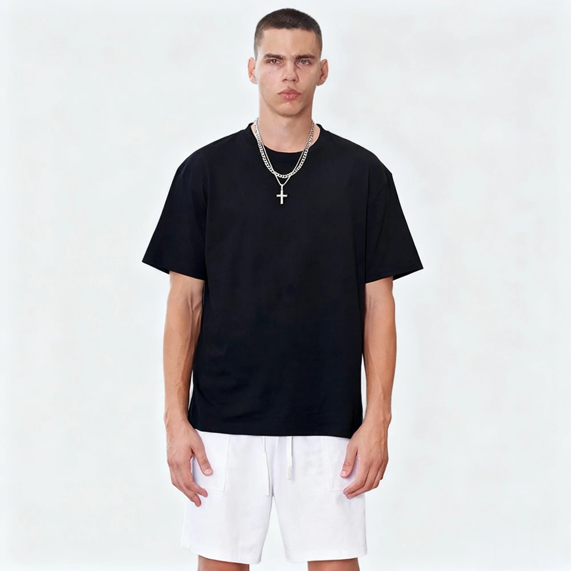 2026 Topseller Sommer Grafik-Print Baumwoll-T-Shirt für Männer und Frauen Lässige Atmungsaktive Kleidung Familien-Rundhals-Kurzarm-Oberteil