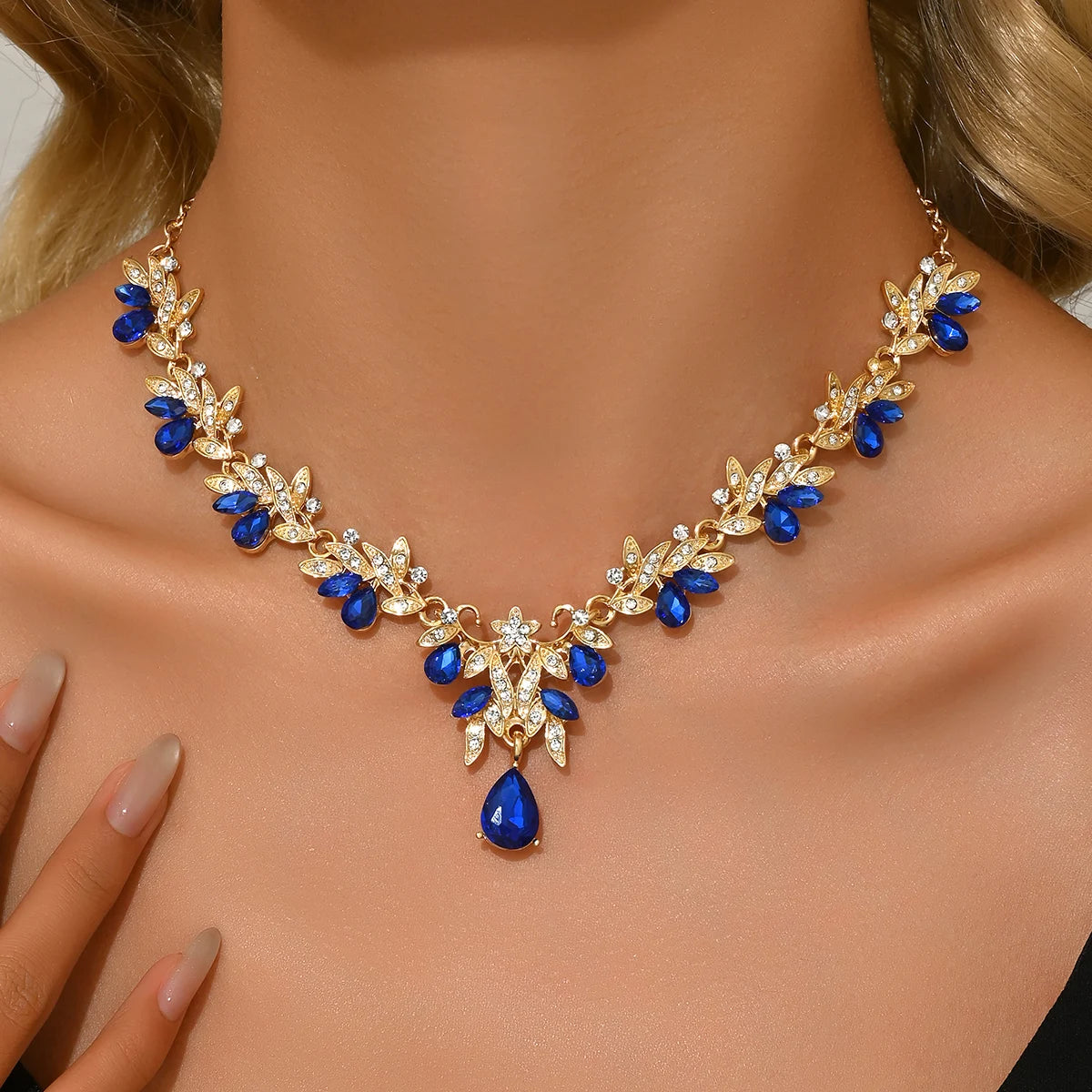 1PC Women's Fashion Flower Design Necklace Jewelry Suitable for Date, Party, Festival Gifts-2174