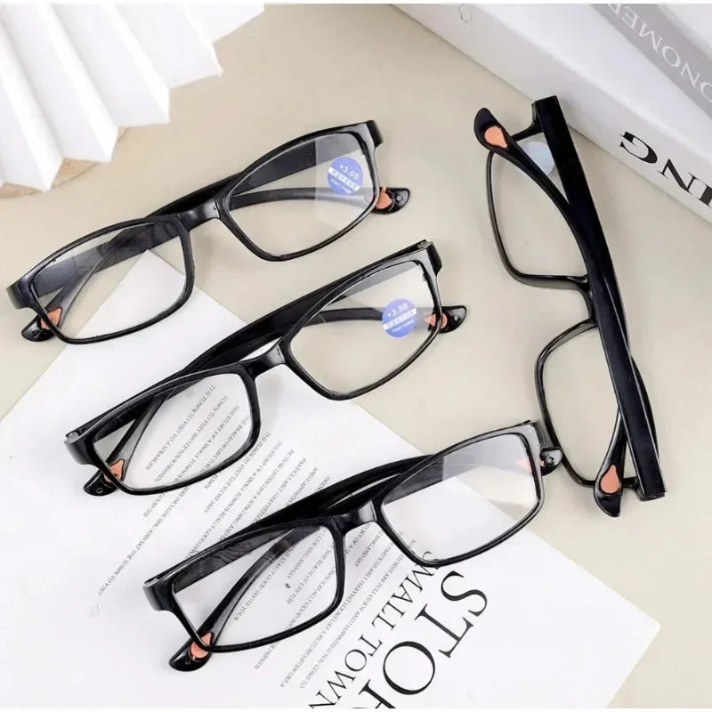 8PCS Männer Lesebrille für Männer Frauen Unisex Ultra-licht Presbyopie Brille Optische Linsen +1,0 +1,5 +2,0 +2,5 +3,0 +3,5 +4,0