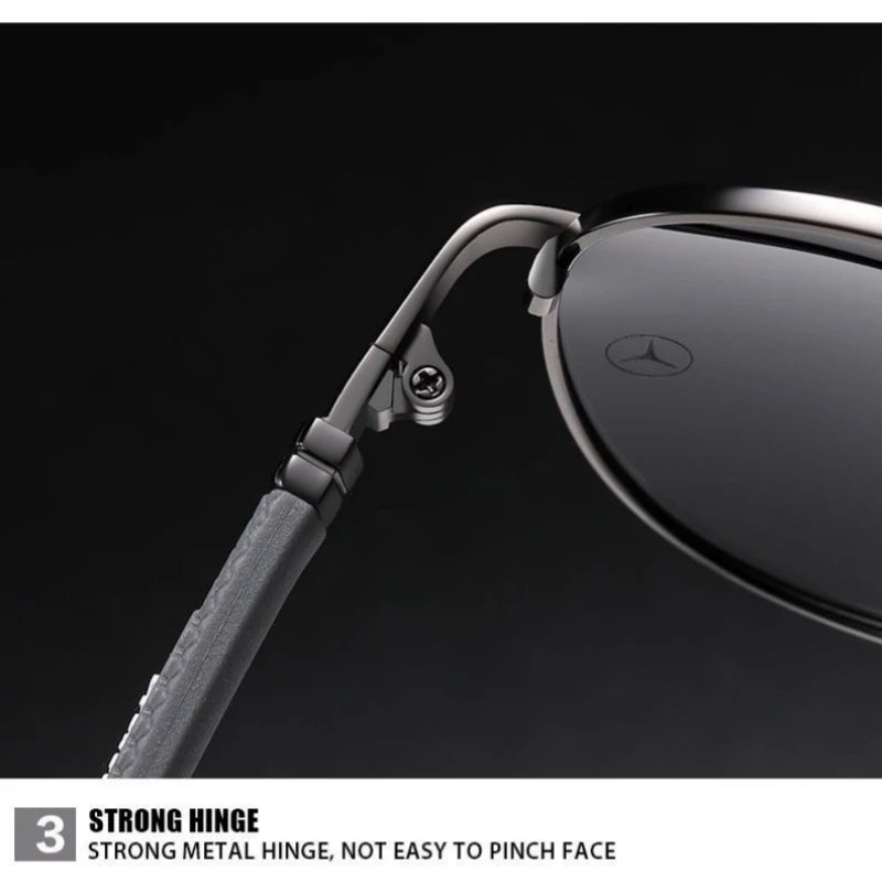Mercedes Benz E B A C S V Class GLB GLC GLE GLS AMG SLC SLK CLS Car HighEnd Anti Glare Driver Goggles Pilot Polarized Sunglasses