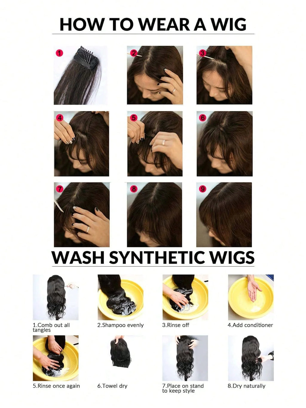 Syntheseperücke, mittlerer Teil, Pony, Haarverlängerungen, Clip-in-Stirn, natürlich, nahtlos, französischer schräger Pony, Pony mit acht Zeichen
