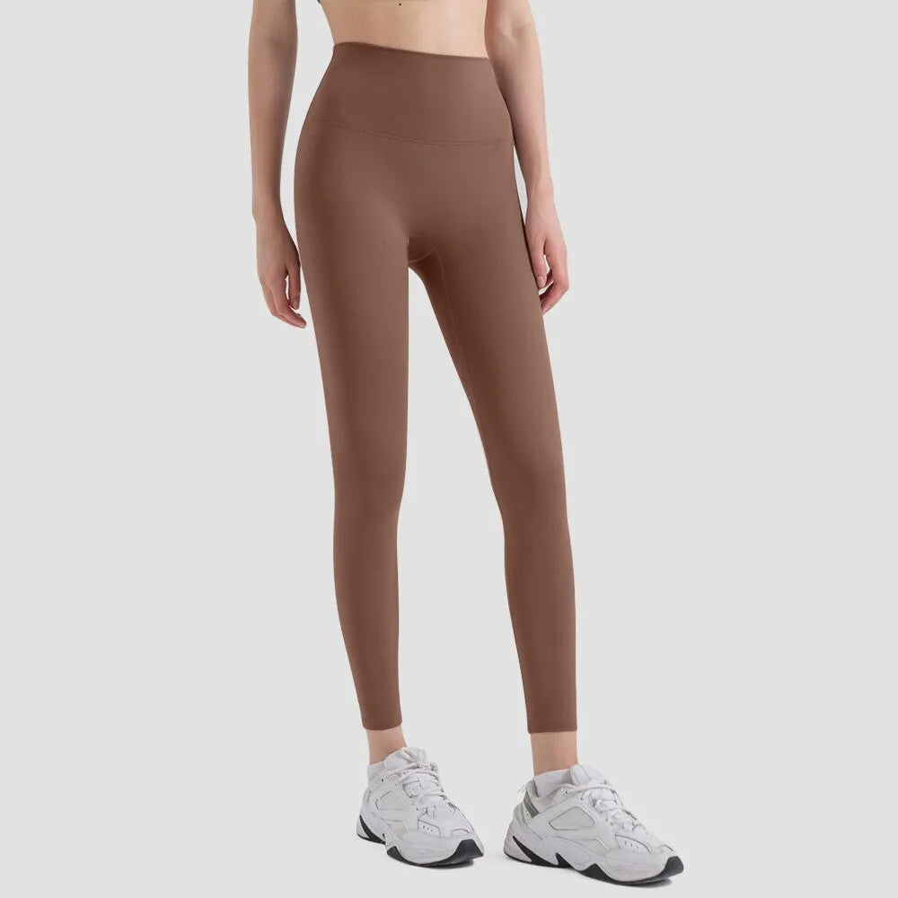 Frauen Sport Leggings Fitness mit hoher Taille nackt Gefühl Push-up-Yoga-Hose Fitness Mädchen Strumpfhosen