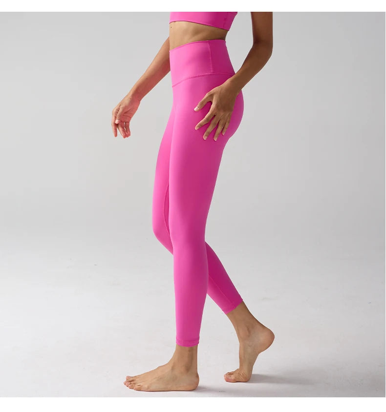 Hohe Taille Nacktgefühl Leggings Frauen Fitness Laufen Yoga Leggings Hosen Energie Gym Enge Leggings Lässige Workout Leggings