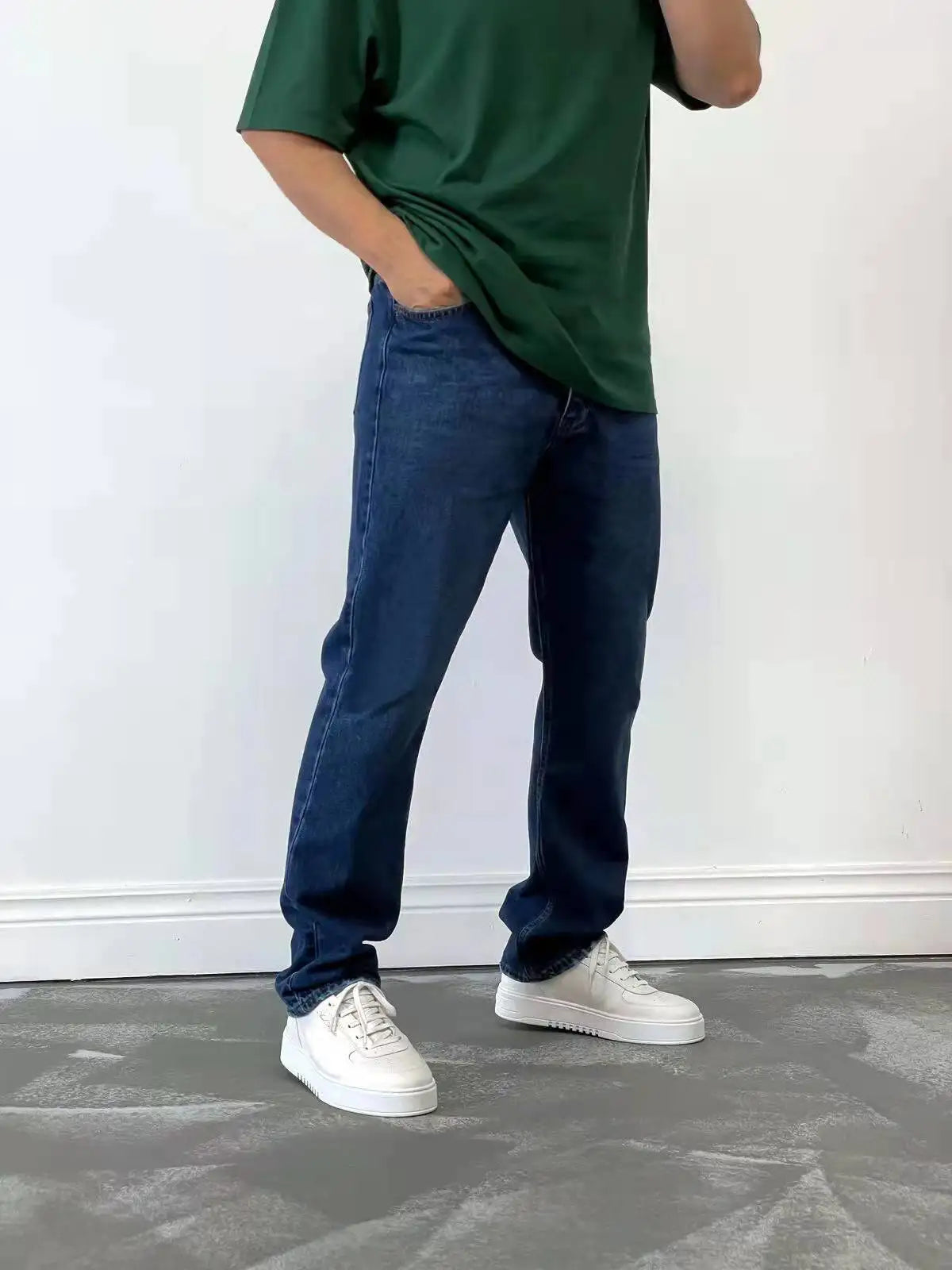 2025, neue Business-Herren-Jeans, lässig, gerade, Stretch, modisch, klassisch, blau, schwarz, Arbeits-Denim-Hose, männliche Markenkleidung, S-3XL