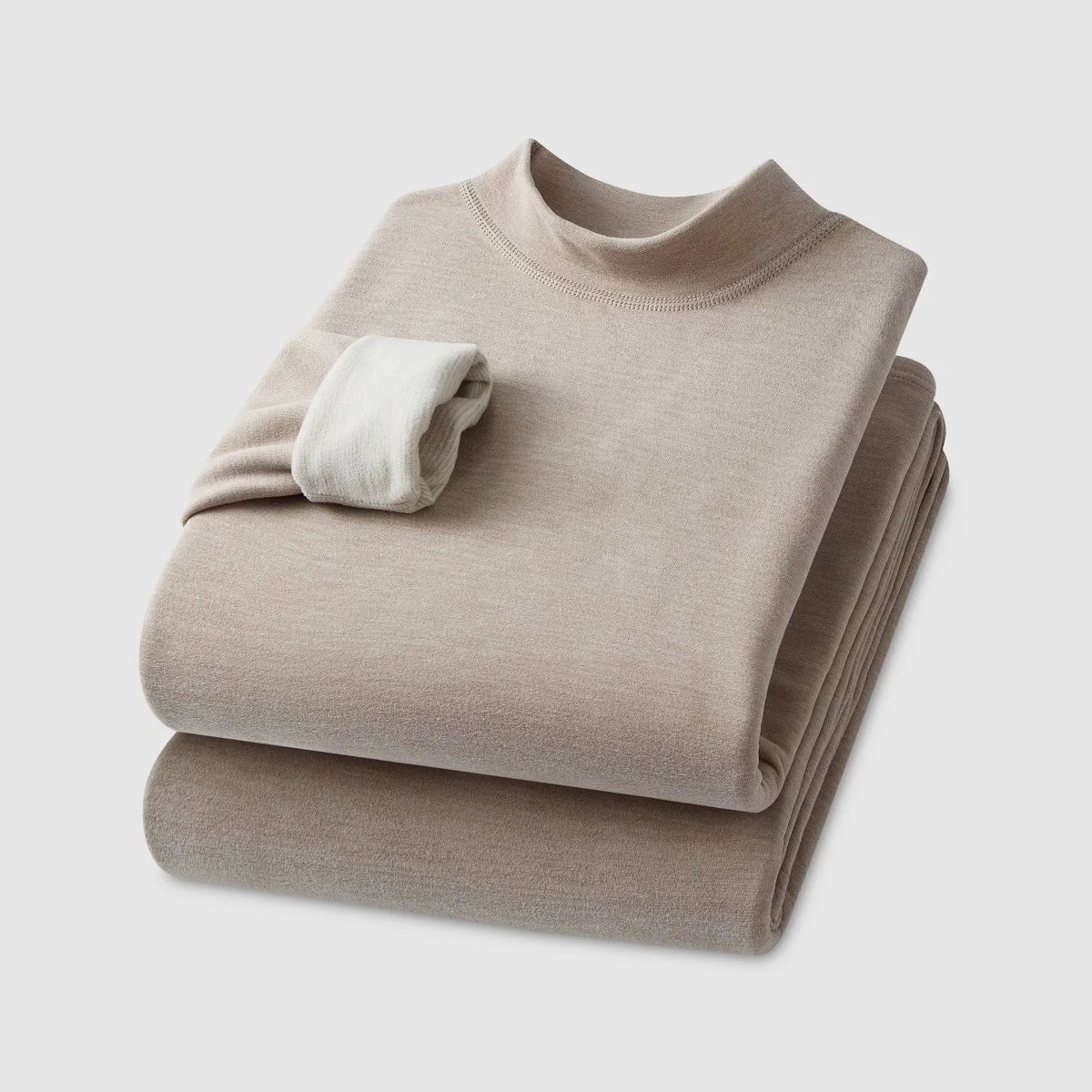Herbst und Winter Herren-Thermounterwäsche aus Kaschmir-Seide, Damen-Thermo-Herbsthose aus Kaschmir, gepolstertes und verdicktes Paar-Set