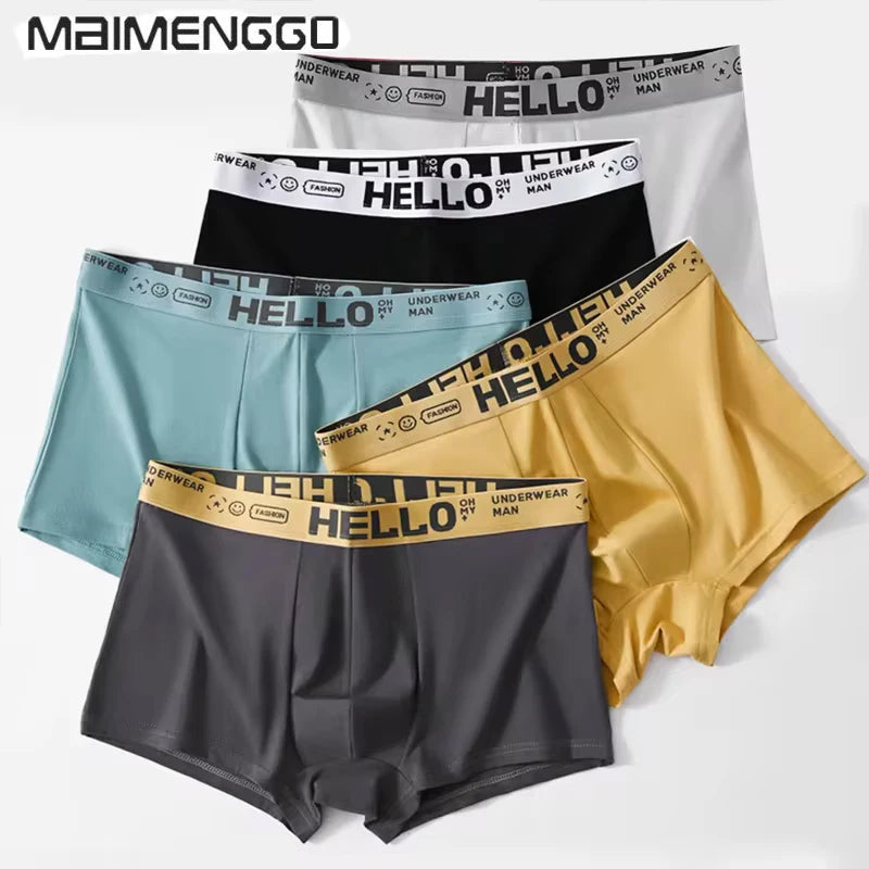 1/5 Stück Herrenunterwäsche, atmungsaktiv, bequem, schnell trocknend, dehnbar, Boxershorts, sexy Unterhosen, trendige Boxershorts für Herren